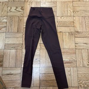 Aritzia Atmosphere Butter Brown Leggings